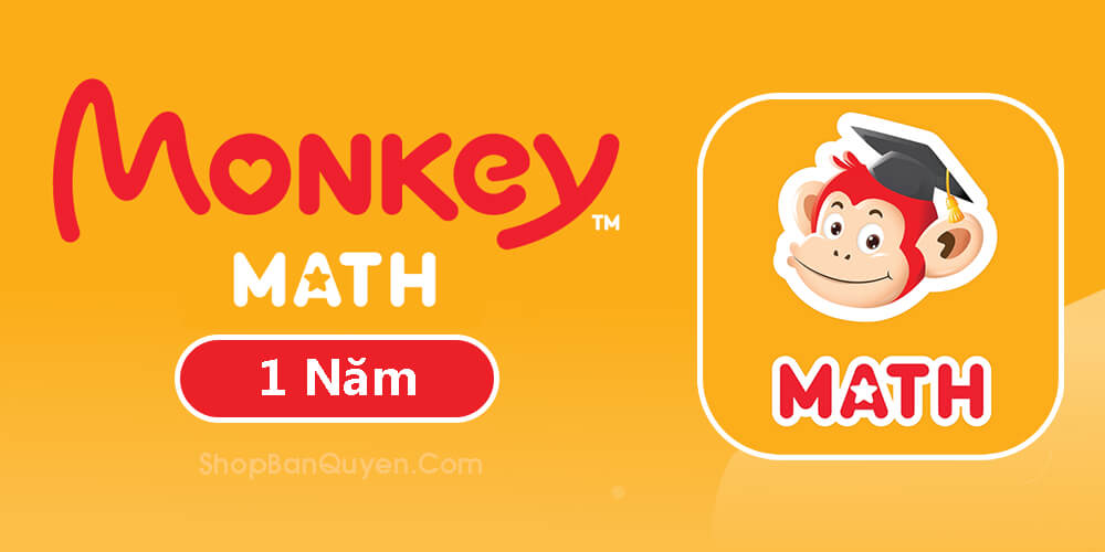 Monkey Math 1 Năm – Bản Quyền Chính Hãng