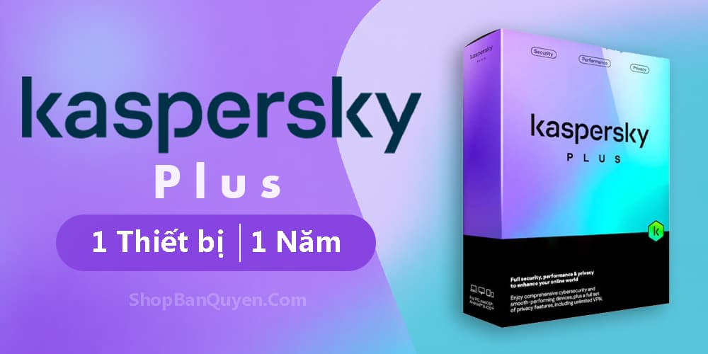 Kaspersky Plus 1 Năm (1 thiết bị) - Bản Quyền Chính Hãng