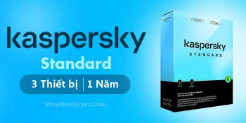 Kaspersky Standard 3 Thiết bị (1 Năm) - Bản quyền chính hãng
