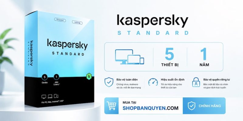 kaspersky standard 5 thiet bi
