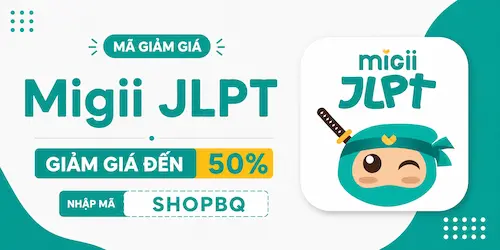 Migii JLPT – Mã Giảm Giá 50%
