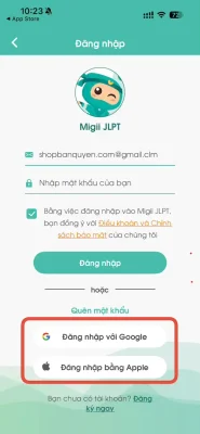 ma giam gia Migii JLPT