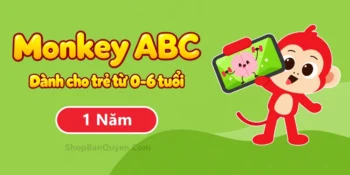 Monkey ABC 1 Năm – Bản Quyền Chính Hãng