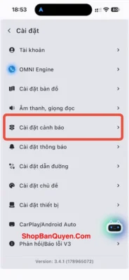 bat bong bong canh bao giao thong vietmap live 3