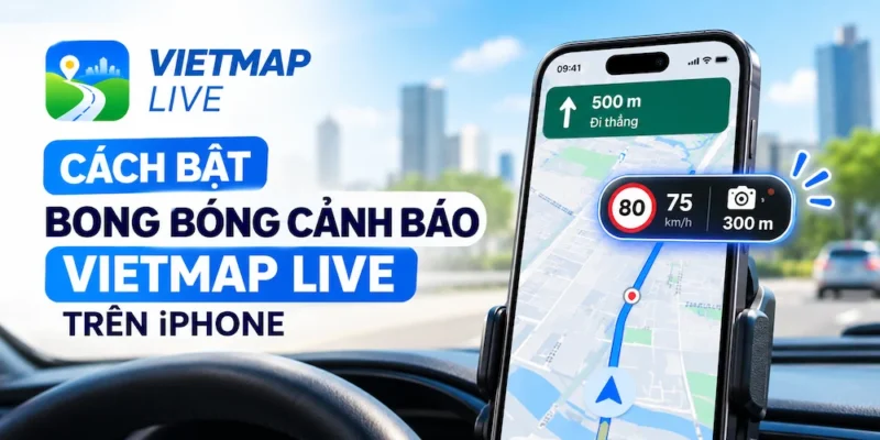 bong bong canh bao vietmap iphone