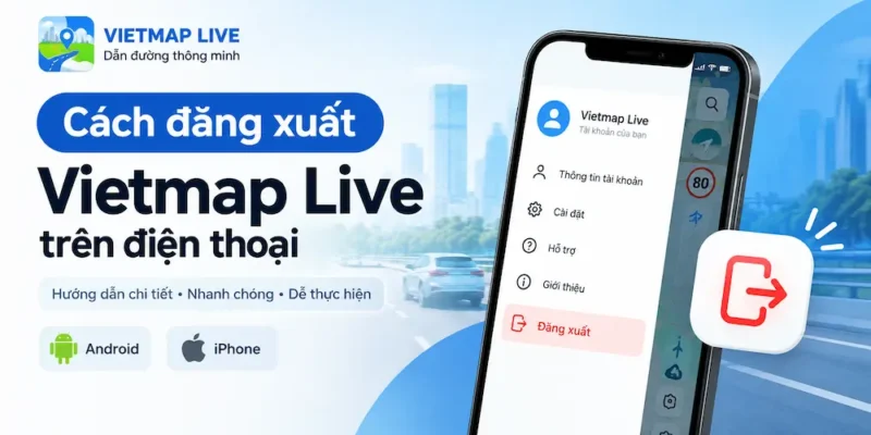 cach thoat tai khoan vietmap live tren dien thoai
